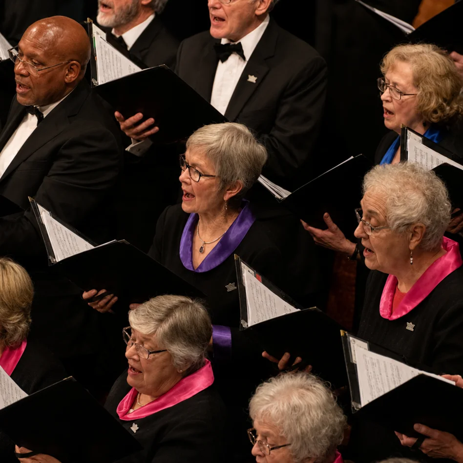 Kings Chorale members performing together